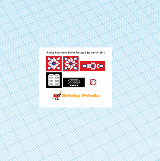 Replica Replacement sticker Set: Homemaker Wall Unit 294
