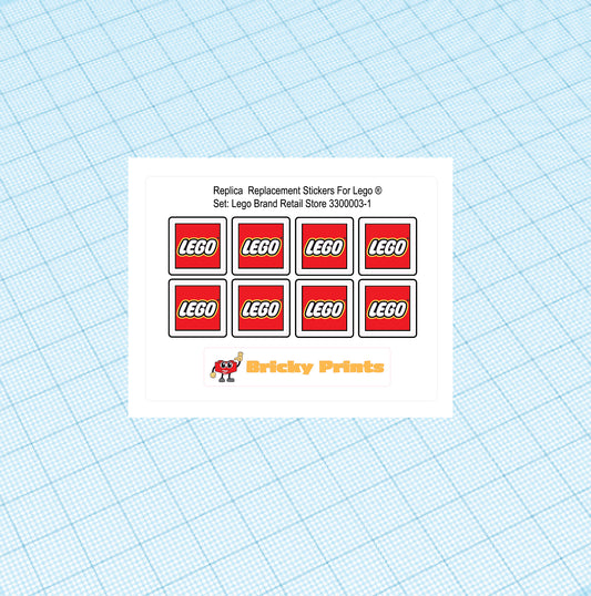 Replica Replacement sticker set: Inside Brand Retail Store 3300003