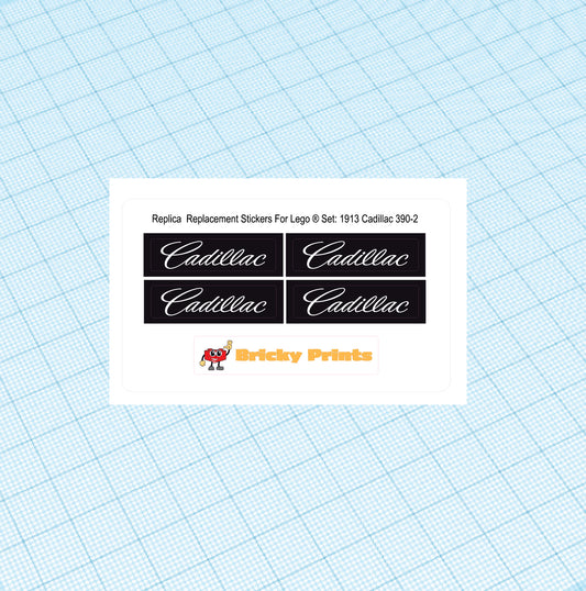 Replica Replacement sticker Set: Hobby Set 1913 Caddy 390