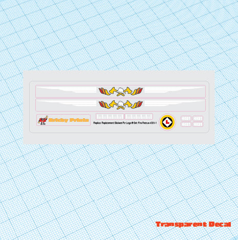 Replica Replacement sticker set: Boats - Fire Rescue 4031
