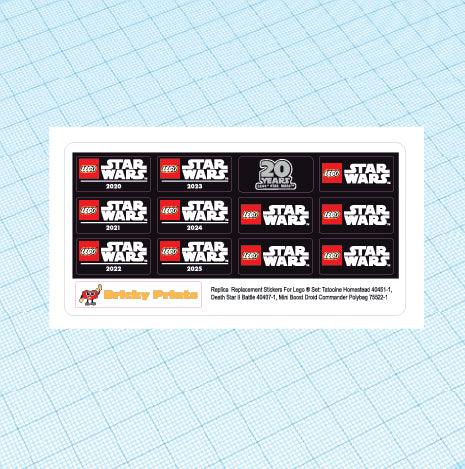 Replica Replacement sticker Set: Death Star II Battle 40407
