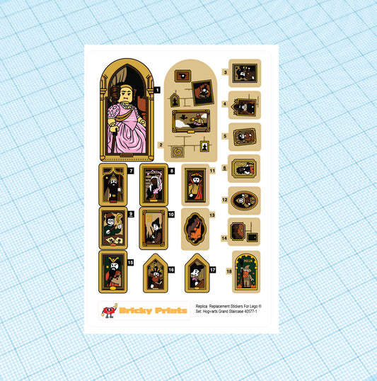 Replica Replacement sticker Set: Hog Warts Grand Staircase 40577