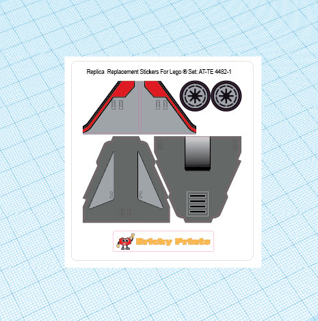 Replica Replacement sticker Set: AT-TE 4482