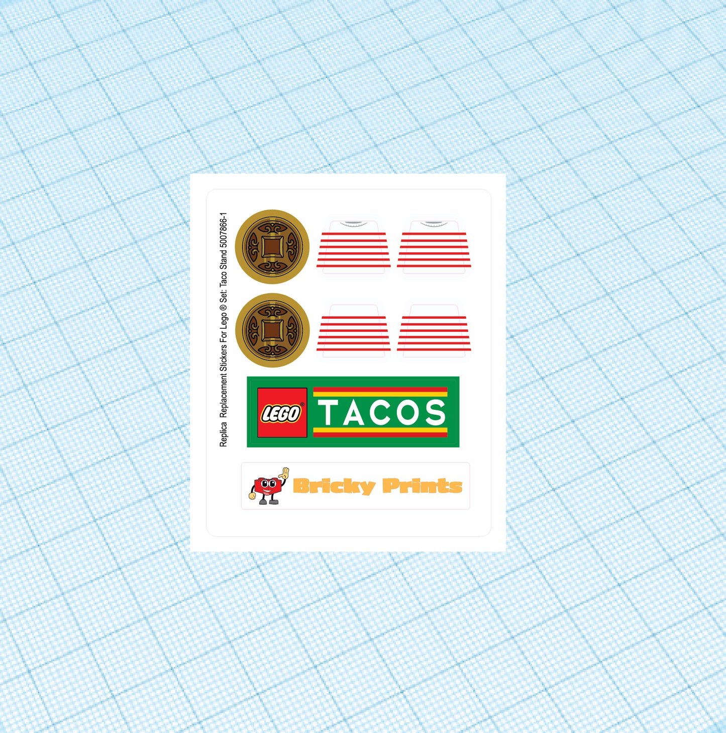 Replica Replacement sticker set: Taco Stand 5007866