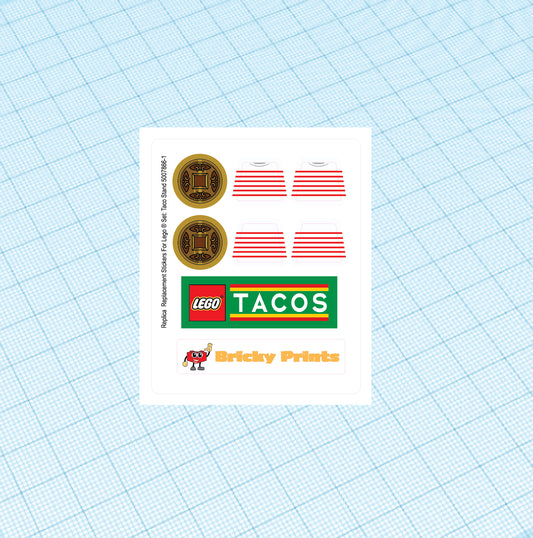 Replica Replacement sticker set: Taco Stand 5007866