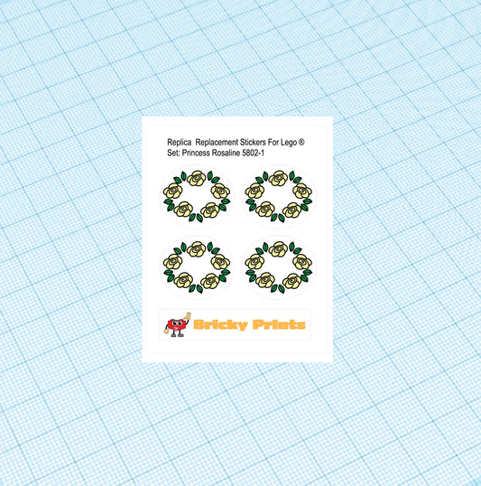 Replica Replacement sticker set: Princess Rosaline 5802