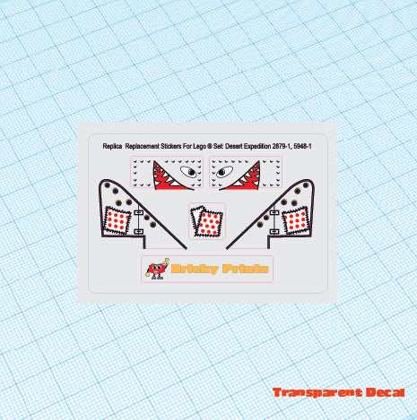 Replica Replacement sticker Set: Desert Expedition 5948