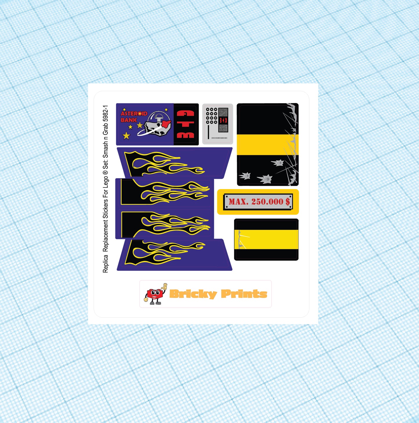 Replica Replacement sticker set:  Smash 'n' Grab 5982