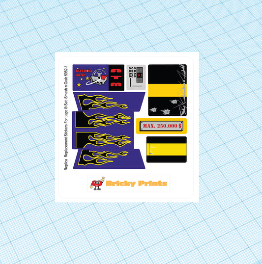 Replica Replacement sticker set:  Smash 'n' Grab 5982