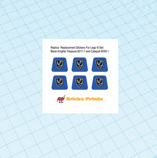 Replica Replacement sticker set: Classic Castle Catapult 6030