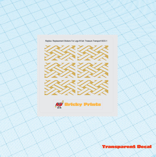 Replica Replacement sticker set: Treasure Transport 6033
