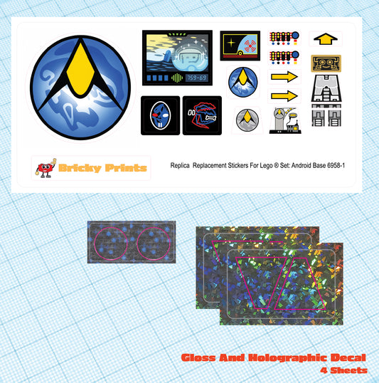 Replica Replacement sticker set: Exploriens Android Base 6958