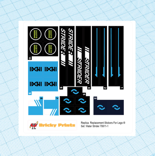 Replica Replacement sticker set: Water Strider 70611