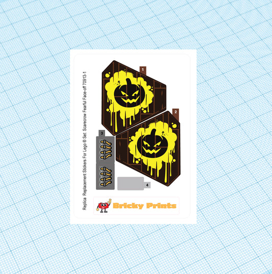 Replica Replacement sticker Set: Scarecrow Fearful Face-off 70913