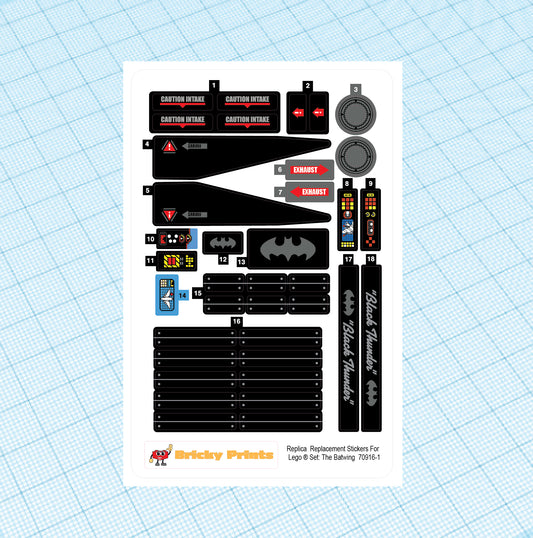 Replica Replacement sticker Set: The Wing 70916