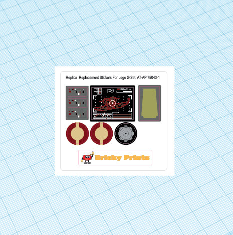 Replica Replacement sticker Set: AT-AP 75043