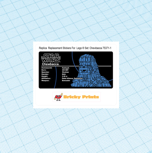 Replica Replacement sticker set: Chew 75371