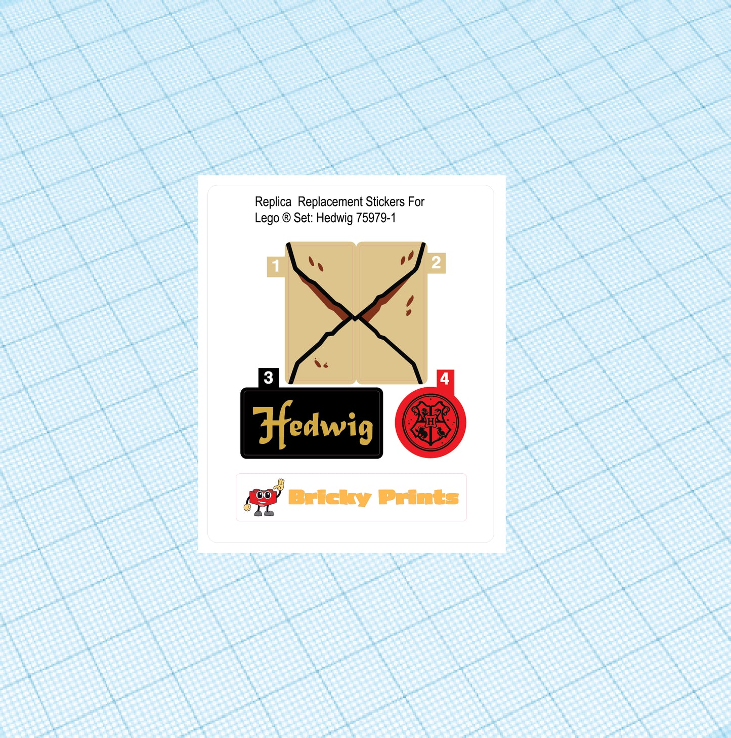 Replica Replacement sticker Set: Hedwig 75979