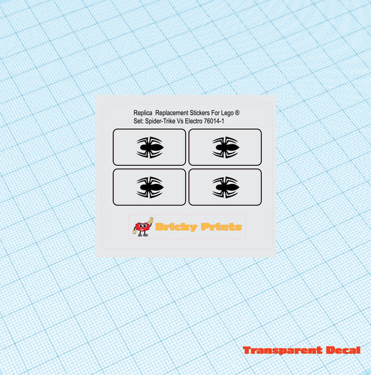 Replica Replacement sticker Set: Spider-Trike Vs. Electro 76014