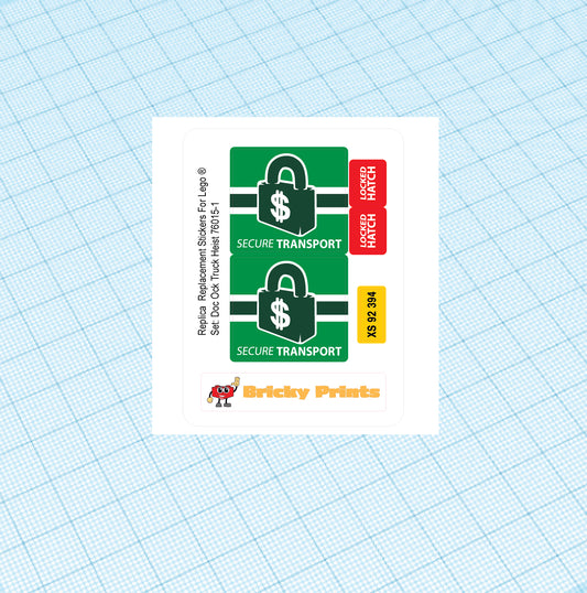 Replica Replacement sticker Set: The Spider Doc Ock Truck Heist 76015
