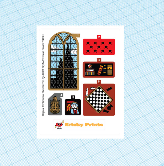 Replica Replacement sticker Set: Gryffindor House Banner 76409