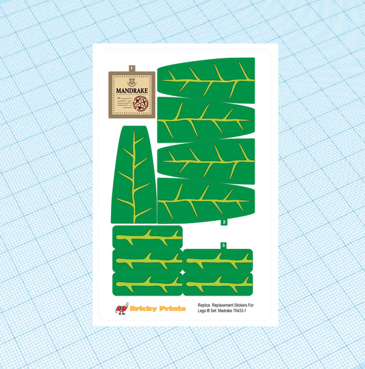 Replica Replacement sticker Set: Mandrake 76433-1