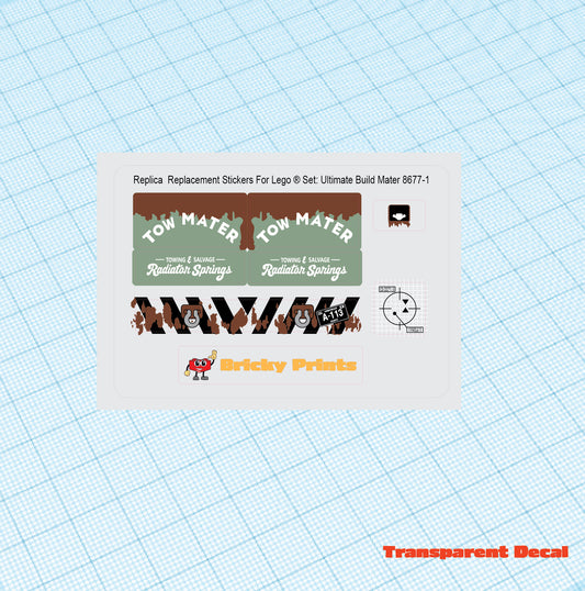 Replica Replacement sticker set: Ultimate Build Mater 8677