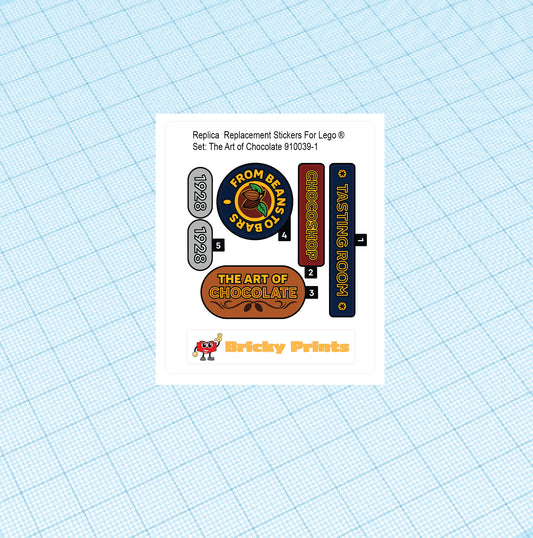 Replica Replacement sticker Set: The Art of Chocolate 910039