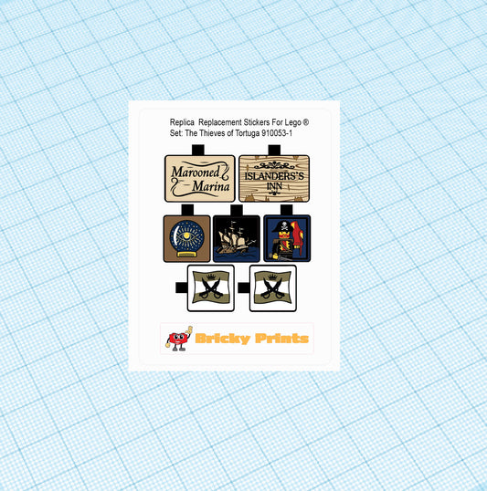 Replica Replacement sticker Set: The Thieves of Tortuga 910053