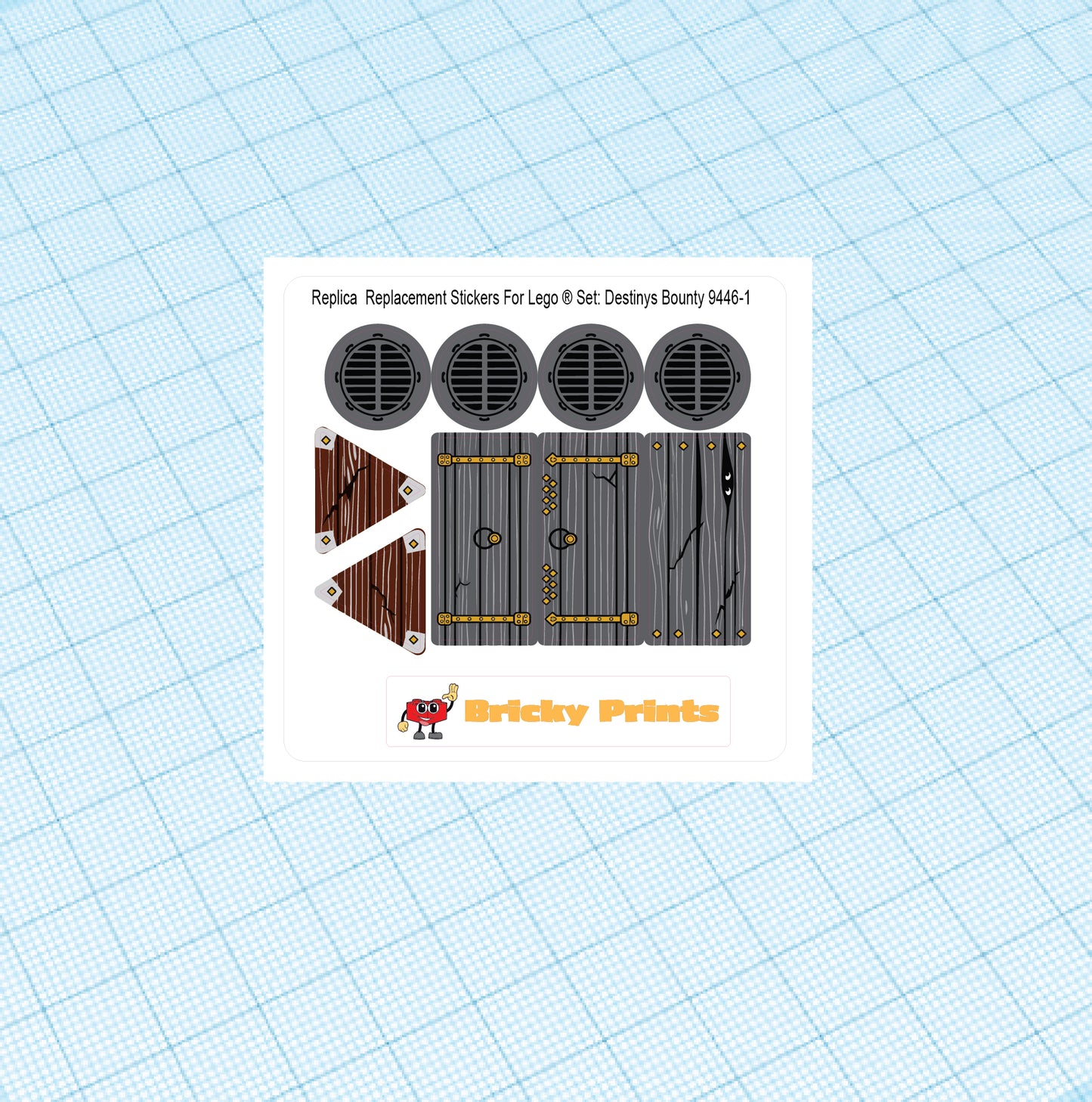 Replica Replacement sticker set: Destiny's Bounty 9446