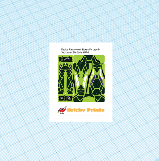 Replica Replacement sticker set: Lasha's Bite Cycle 9447