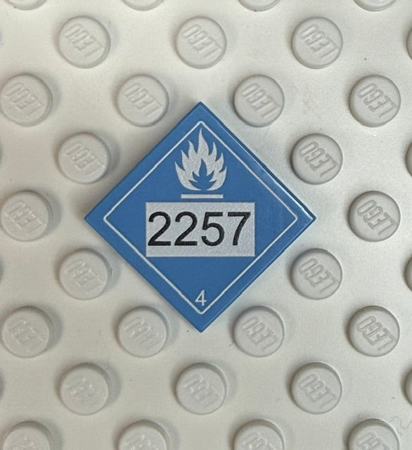 GHS 2x2 Tile: Water Reactive Hazard Class 4 2257