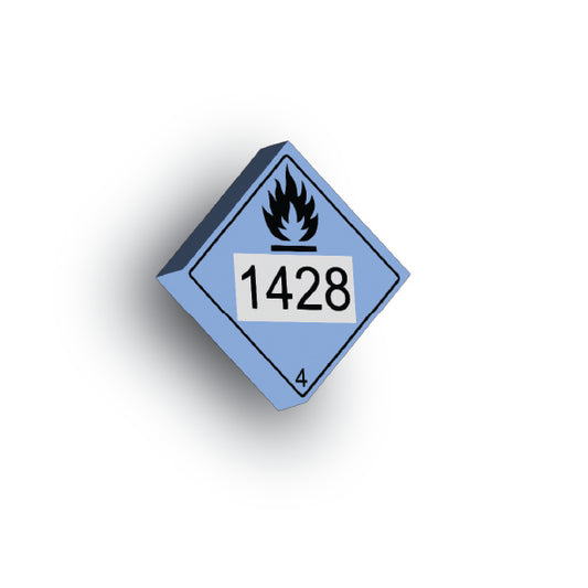 GHS 2x2 Tile: Water Reactive Hazard Class 4 1428