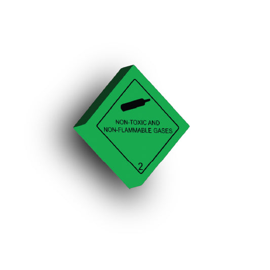 GHS 2x2 Tile: Gas Non Toxic Non Flammable Gases 2