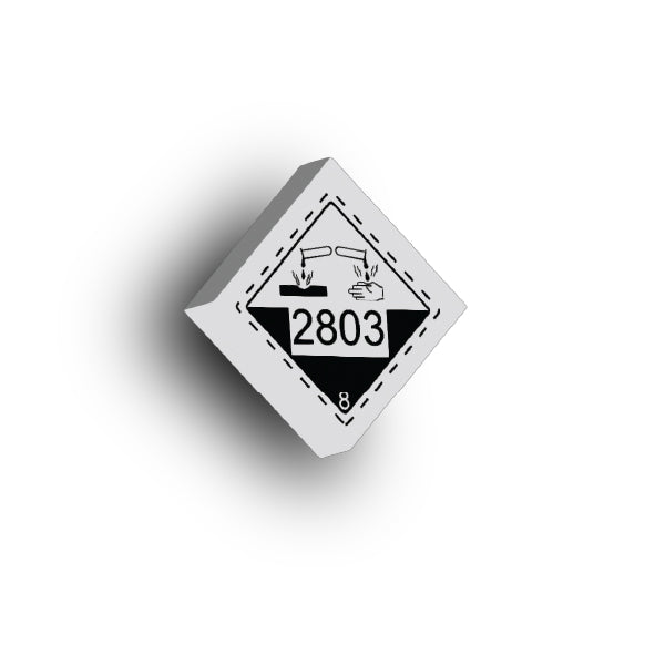 GHS 2x2 Tile: Corrosive 2803