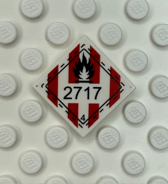 GHS 2x2 Tile: Flammable 2717 4