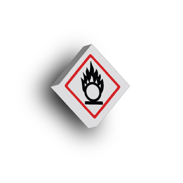 GHS 2x2 Tile: Flame over circle