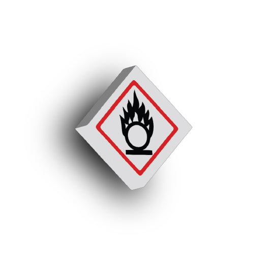 GHS 2x2 Tile: Flame over circle