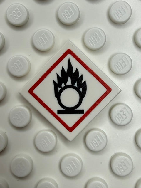 GHS 2x2 Tile: Flame over circle