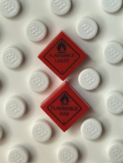 GHS 1x1 Tile: Flammable Liquid