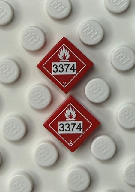 GHS 1x1 Tile: Flammable 3374 2