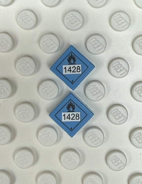 GHS 1x1 Tile: Water Reactive Hazard 1428 4