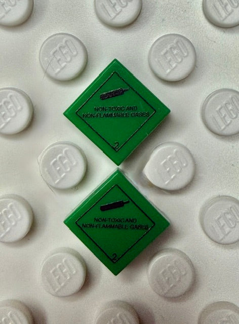 GHS 1x1 Tile: Gas Non Toxic Non Flammable Gasses 2