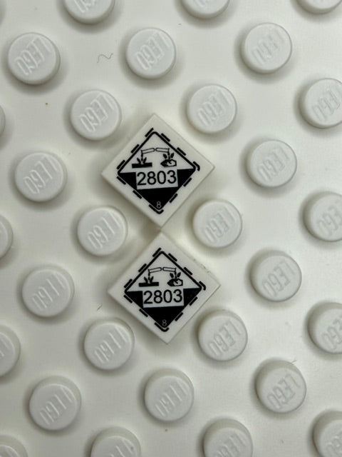 GHS 1x1 Tile: Corrosive 2803