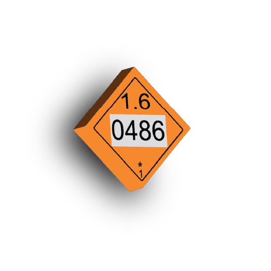 GHS 2x2 Tile: Explosives 1.6 0486
