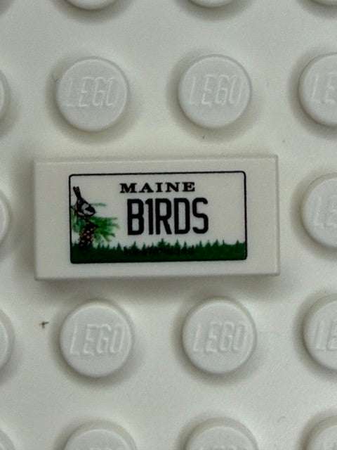 ME: US Based License Plate 1x2 Tile