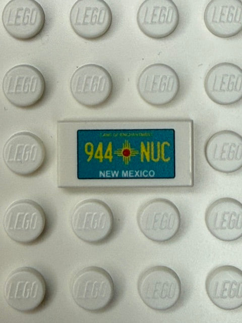 NM: US Based License Plate 1x2 Tile
