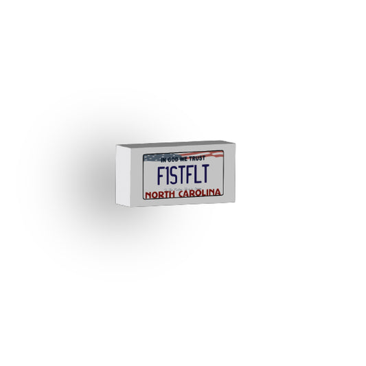 NC: US Based License Plate 1x2 Tile