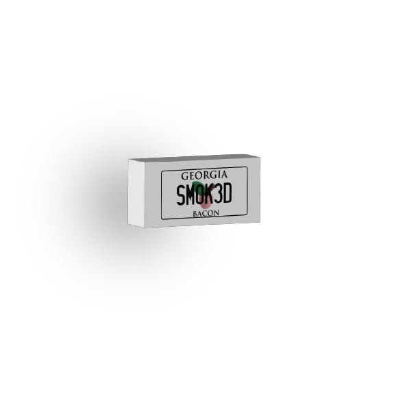 GA: US Based License Plate 1x2 Tile