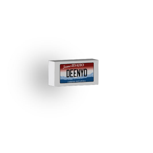 ID: US Based License Plate 1x2 Tile